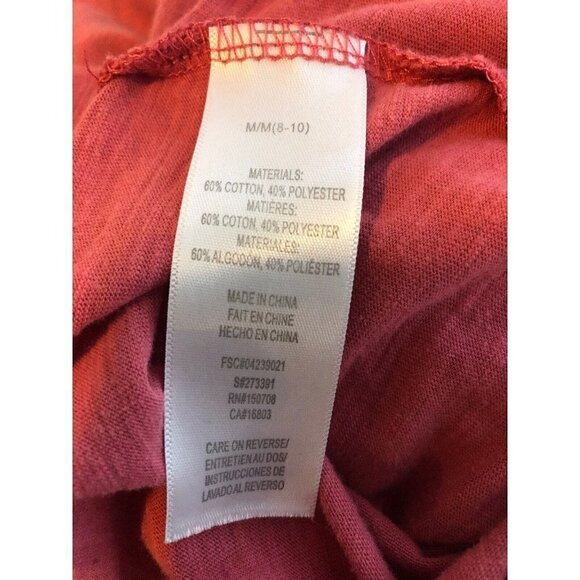 Women Summer Short Sleeve Casual T-Shirt Ladies Blouse Tee round collart Medium - Picture 4 of 4